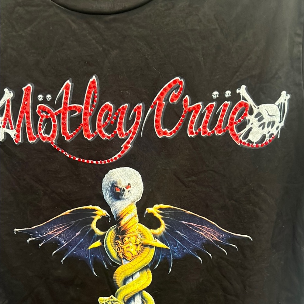 Cult of Individuality Motley Crue Black Short Sleeve Tee small - Picture 5 of 8